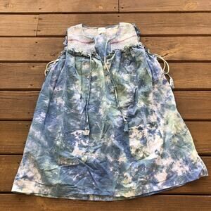 FLOE Boutique Tye-Dye Blue Dress with Pockets